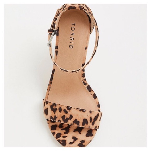 Torrid wide width Leopard sandals - Picture 3 of 5